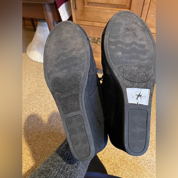 Women’s size 11, black wedge booties, Maurice’s - Picture 2 of 5
